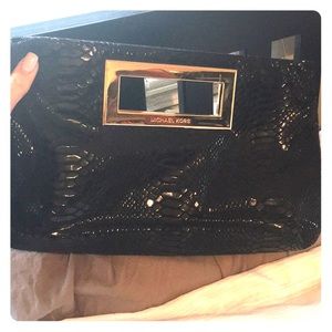 Black Michael Kors Clutch